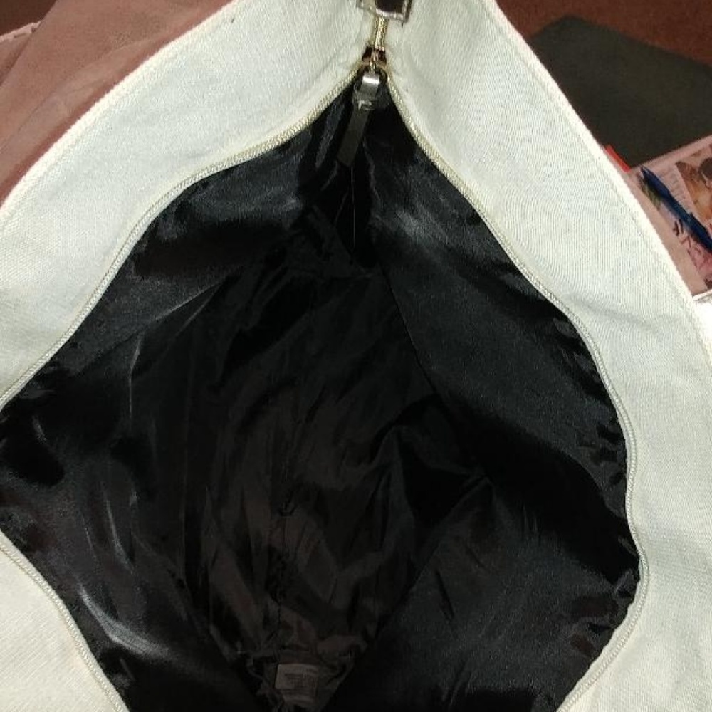 VICTORIA'S SECRET canvas/gold sequin bag - Picture 4 of 6